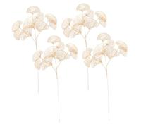 SEWOART 4piezas Ramas De Ginkgo Artificiales Falsas para Decoración De Bodas y Eventos Toque Realista para Jarrones y Decoración del Hogar