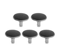 SEWOART 5 Piezas de Patas Niveladoras Ajustables de Hierro Base de Nailon de 50mm para Muebles, Pies de Nivel para Mesas, Sillas y Armarios, Accesorios Deslizantes para Todo Tipo