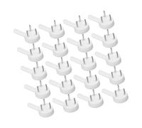 SEWOART 50 Ganchos Invisibles para Colgar Cuadros, Perchas Plásticas Blancas sin Rastro, 50 Unidades, Compatibles Paredes de Hormigón, Yeso y Cemento, Colgador para Marcos y Pinturas