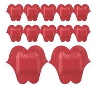 SEWOART 50 Pcs del hogar pegatinas llagas cicatriz cinta de kinesiología espinilla vendajes adhesivos portátiles pegatinas para el cuidado de heridas Educación física rojo