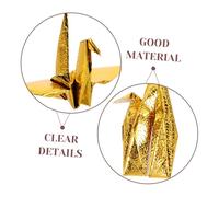 SEWOART 50 Piezas Origami Crane Hanging Decor Handcrafted Paper Cranes For Weddings Showers Home Office Wall Decoration Lightweight Versatile Art