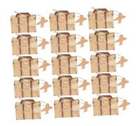 SEWOART 50 piezas Unidades Caja Vintage Kraft Estilo Maleta para Dulces y Regalos Caja Regalo Resistente de Cartón para Bodas y Fiestas Almacenamiento Práctico para Chuches y Detalles