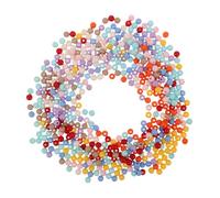 SEWOART 500 Piezas Solid Color Acrylic Beads Round Spacer Beads For DIY Jewelry Design Friendship Bracelets Necklaces Phone Chains Craft Supplies