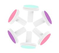 SEWOART 6 Piezas cabeza de pulido del taladro del clavo cabezales de repuesto para limas de uñas pulidor de uñas lima de uñas eléctrica bebé brocas para uñas pulido de uñas papel de lija