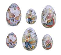 SEWOART 6piezas Cajas De De Pascua Recipientes De Festival De Hojalata Para y Decoración De Fiesta