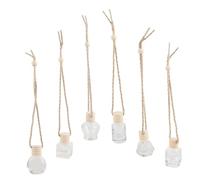 SEWOART 6piezas Colgantes Para Botellas De Perfume Decoración Colgante Para Botellas Vacías Adornos Para Coche