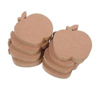 SEWOART 8 Piezas Apple Shape Wood Blanks Rustic Wooden Plaques For Classroom Welcome Signs And Christmas Tiered Tray Decor DIY Apple Crafts For Back To School