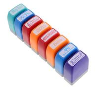 SEWOART 8 piezas Sellos de Recompensa Coloridos para Profesores Materiales Seguros y Vibrantes Sellos Motivadores para Aula para Evaluación y Fomento Confianza Estudiantes