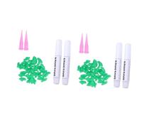 SEWOART 80 Piezas Tapas de uñas de Gato petg Pets Cats Adhesivo Manteca cattier Katcher Tapas de Garras Tapas de uñas de Mascotas Gorras de Garra de Gato Cubiertas de Garras de Gato Green