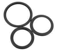 SEWOART Accesorios de Reparación para Estetoscopio con Diafragma Flotante y Anillo Antideslizante, Color Negro, Uso Profesional en Consulta Médica y Atención Pediátrica