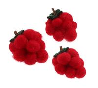 SEWOART Accesorios Para El Cabello Frutas De Fieltro Horquilla De Bricolaje Manualidades Divertidas