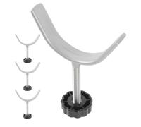 SEWOART Adaptador de Barandilla de Tornillo para Puertas de Mascotas y Bebés, Herrajes de Montaje Resistentes Cerrojo de Bastón 4 Piezas, Accesorios para Puerta de Escaleras Interiores