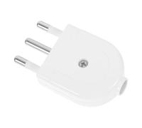 SEWOART Adaptador Enchufe Redondas con Tierra Enchufe de Corriente Segura para Uso Doméstico y Oficina Compatible con Estándar