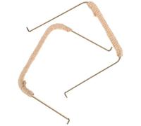 SEWOART Asas de Tetera de Repuesto 2 Piezas Diseño Ergonómico, Material Acero Inoxidable y Cuerda, Agarre Resistente al Desgaste para Hervidor Vintage