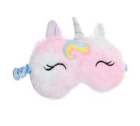 SEWOART áscara De Ojos De Peluche Unicornio Para Antifaz Agradable y Cómodo Para El Sueño Diseño Adorable Para Descansos y Siestas Color Morado Tie Dye