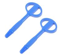 SEWOART Bolígrafo de Goma Azul Anti-ingestión para Entrevistas en Prisión, Bolígrafo Portátil para Firmas Seguro y Flexible, 2 Unidades para Uso en Cárceles y Entornos Escolares