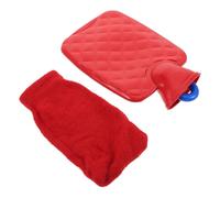 SEWOART Bolsa de Agua Caliente Roja de Práctica y Reutilizable para Calentar Manos Pies y Cuerpo Invierno