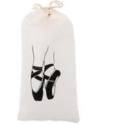 SEWOART Bolsa para Zapatos de Baile Gran Capacidad Cordón Tejido Blanco para Almacenar Zapatillas de Ballet 2 Piezas para Niñas Adecuado para Deportes y Uso Diario