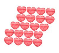 SEWOART Bolsas Autosellantes para Joyería en Forma de Corazón Rojo, 20 Piezas, Bolsas Pequeñas Transparentes para Pendientes y Anillos, Adecuado para Embalaje y Almacenamiento Decorativo