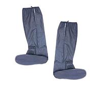 SEWOART Botas De Lluvia Impermeables Engrosadas Diseño De Cremallera Cubrezapatos Antideslizantes Portátiles para Uso Diario y Ciclismo