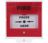 SEWOART Botón de Alarma contra Incendios Manual Protección, Reinicio Manual, Plástico Resistente, Estación de Alarma para Emergencias en Hogares y Oficinas, Herramienta de Seguridad