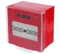 SEWOART Botón de Alarma contra Incendios Manual Reiniciable Fácil Instalación para Oficina y Hogar Interruptor de Emergencia para Seguridad Comercial y Residencial