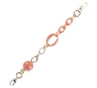 SEWOART Cadena de Acrílico para Bolso Rosa Estilo Barroco Correa Corta de Resina Vintage Accesorio Decorativo y Repuesto para Bolso de Mano Adecuado para Personalizar y Renovar