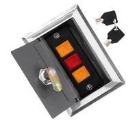 SEWOART Caja de Control Manual para Puerta Eléctrica Interruptor de Botón Pulsador para y Puertas de Garaje Diseño Elegante y Compacto con Integración para Hogar Inteligente