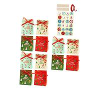SEWOART Caja De Dulces De Grimorio Navideño Elegante Caja De Embalaje De Papel Para Navidad Para Envolver Dulces Y Regalar