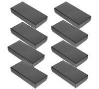 SEWOART Caja de Embalaje para Relojes Rectangular de Papel con Inserto de Esponja Protectora, Diseño Simple y Elegante, Paquete de 10 Unidades para Almacenamiento Portátil