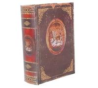 SEWOART Caja De Obsequio Navideña Forma De Biblia Pequeña Caja De Madera Durable Almacenamiento Para Dulces y Chocolates Decoración Festiva Para Navidad Para Fiestas