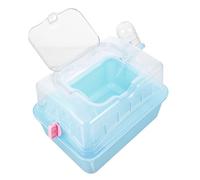 SEWOART Caja De Transporte para Hámster Jaula De Plástico Portátil Ventana Panorámica para y Actividades para Pequeñas Mascotas como Hámsteres y
