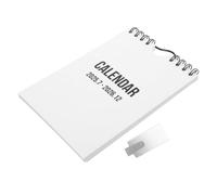SEWOART Calendario de Pared 2026 Mini Decorativo Blanco con Diseño Elegante en Papel y Metal para Planificación Anual en Casa y Viajes