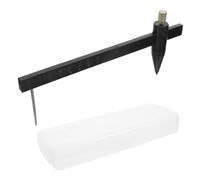 SEWOART Calibrador de Plástico para Arcilla Caja PP Herramienta de Medición y Corte Circular para Modelado Cerámico Suministros Precisos para Escultura y Moldeado de Barro