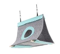 SEWOART Carpa Transpirable Loro hámster colibrí Jaula para Conejillo de Indias Nido de Loros pájaros Cama para Mascotas Cama Mascotas Cama de Loro Colgante Loro Cama para Dormir sintió