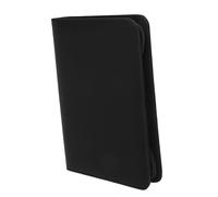 SEWOART Carpeta de Anillas para Portafolios de Oficina Cremallera, Organizador de Documentos A5, Pu Piel Sintética Negra, Capacidad Amplia para Folios y Libretas, Uso Profesional y