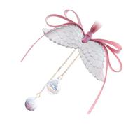 SEWOART Collar Para Coche De Aceite Esencial Colgante Para Espejo Interior Accesorio Decorativo Campana De Agua y Alas De Ángel