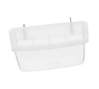 SEWOART Comedero Antisalpicaduras para Pájaros con Tazón Transparente y Soporte Colgante Alimentador Multifuncional para Jaulas Internas y Externas para Agapornis y Periquitos