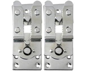 SEWOART Conector de Sofá Tapizado de Acero Resistente 2 Piezas para Muebles Modulares Clips para Sofá Seccional Unión Firme para Uso en Hogar y Oficina