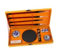 SEWOART Conjunto de práctica de caligrafía Cepillo de escritura pinceles japoneses pincel de tinta kit de práctica de escritura a mano piedra de tinta de caligrafía china el plastico