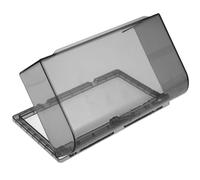 SEWOART Cubierta Protectora Autoadhesiva para Enchufe de Pared Doble, Resistente al Agua y Antisalpicaduras, Tamaño 86 Tipo Doble, Color Negro, Adecuado para Baño, Cocina y Exteriores