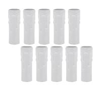 SEWOART Cubiertas para Velas de Tubo 10 Unidades 25x80 Mm para Portalámparas E14 Compatibles Candelabros y Lámparas Colgantes Decoración Hogar Bricolaje