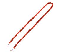 SEWOART Cuentas Redondas de Coral para Joyería Artesanal Cuentas Sueltas para Pulseras y Collares Materiales DIY para Bisutería