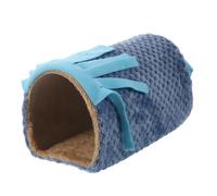 SEWOART Cueva Escondite para Cobayas y Hamsters Túnel de Peluche Suave para Pequeños Animales Refugio Acogedor y Cama de Invierno para Chinchillas Juguete para Descanso