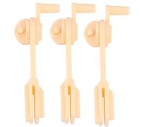 SEWOART Devanadera Manual de Plástico 3 Piezas, Enrollador Rápido y Práctico para Bobinar Hilo de Lana en Casa, Ahorro Fácil Uso