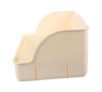 SEWOART Entrenador De Inodoro para Conejos Caja De Grande para Jaula De Mascotas Bañera De Entrenamiento para Conejos y Hámsters Diseño Cuadrado con Base Reutilizable