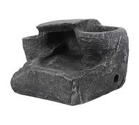 SEWOART Escalada En Tanques De y Tomar El Sol Hamaca para Reptiles Corteza De Corcho Pecera Plataforma Rampa Flotante para Reptiles Accesorios De Resina Light Grey