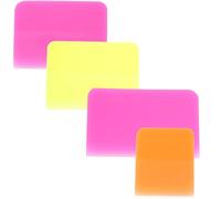 SEWOART Escobilla de Goma Multiusos para Envolver Vinilo de Coche 4 Piezas Herramientas de Instalación de Película de Pintura para Coche Material de Tpu sin Rayones Fácil de Limpiar