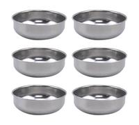 SEWOART Funda para Estufa de Alcohol 6Pcs Acero Inoxidable Plata Cubierta de extinción de Incendios, Alcohol Lamp y Alcohol Stove, Kitchens y Schools