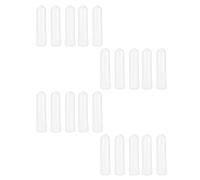 SEWOART Inhaladores Nasales Vacíos 20 Unidades, Tubos de Plástico de Color Claro para Aromaterapia Nasal, Recargables y Sellados Herméticamente, Tamaño Compacto para Viaje y Uso